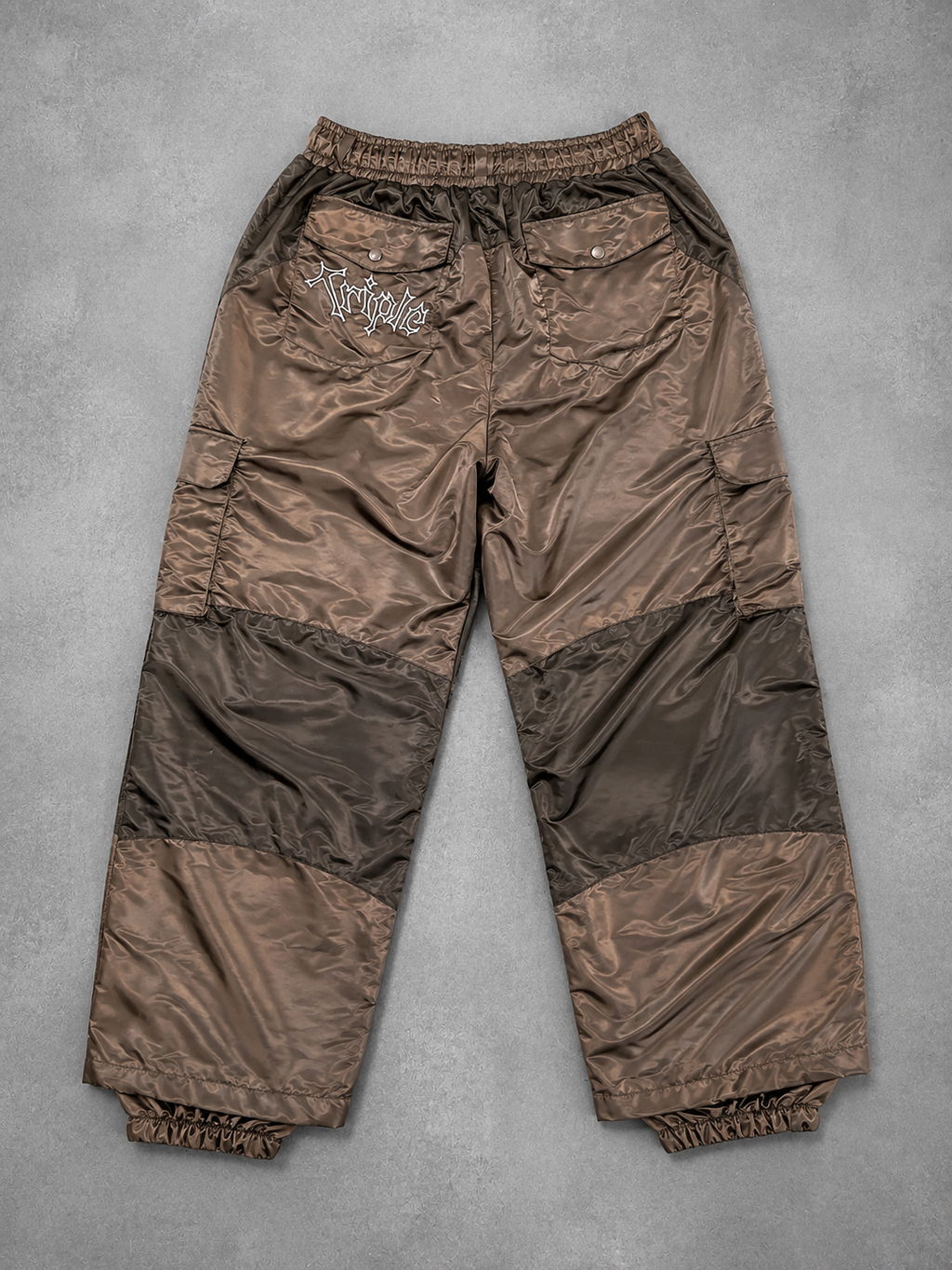 Brown & White Triple Snowpants