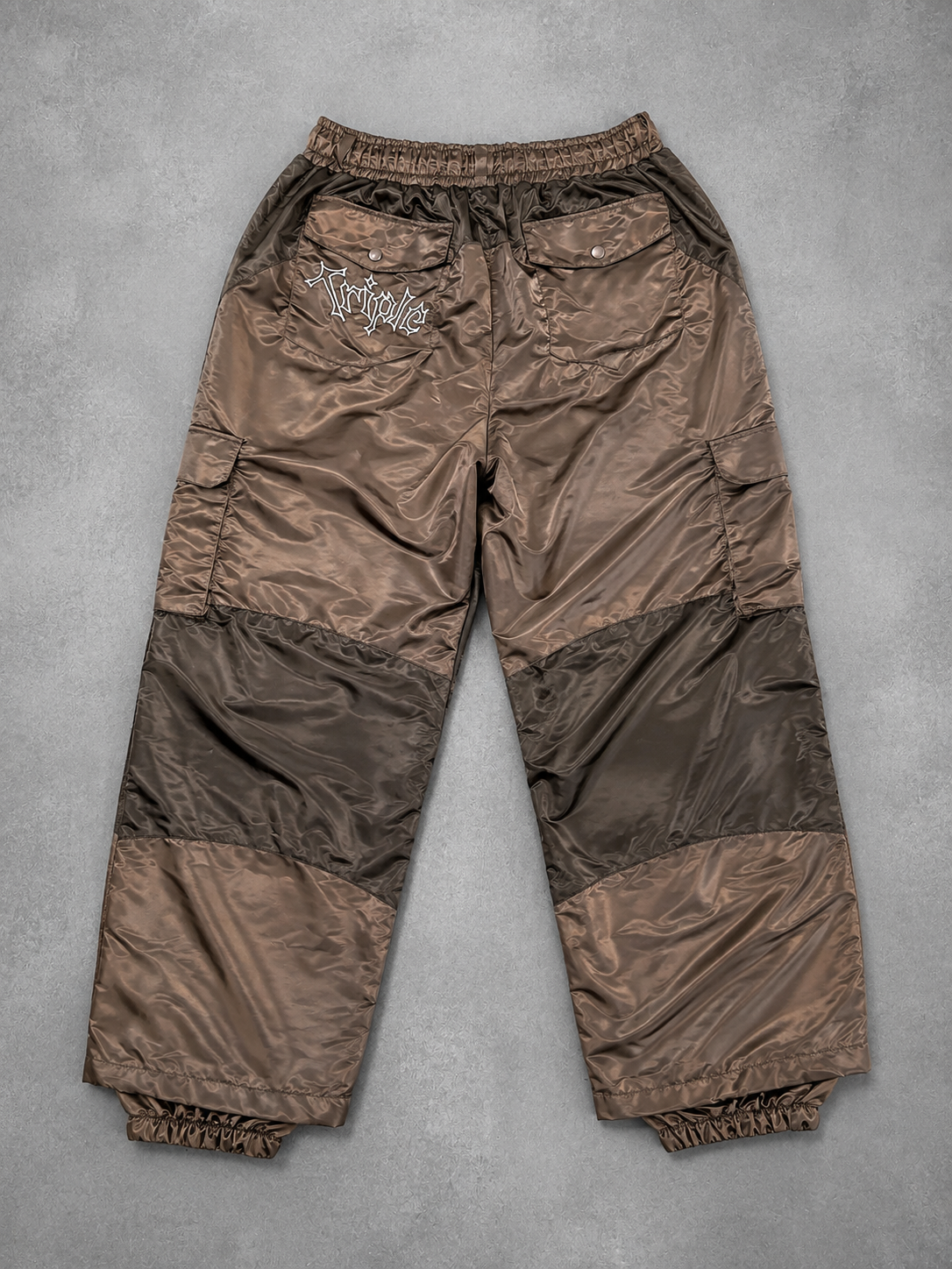 Brown & White Triple Snowpants