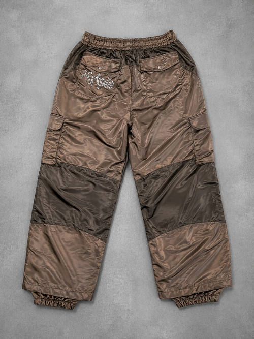 Brown & White Triple Snowpants