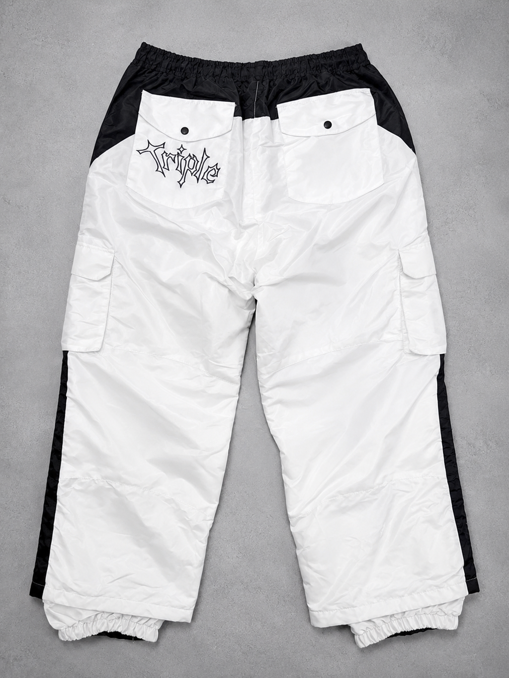Brown & White Triple Snowpants