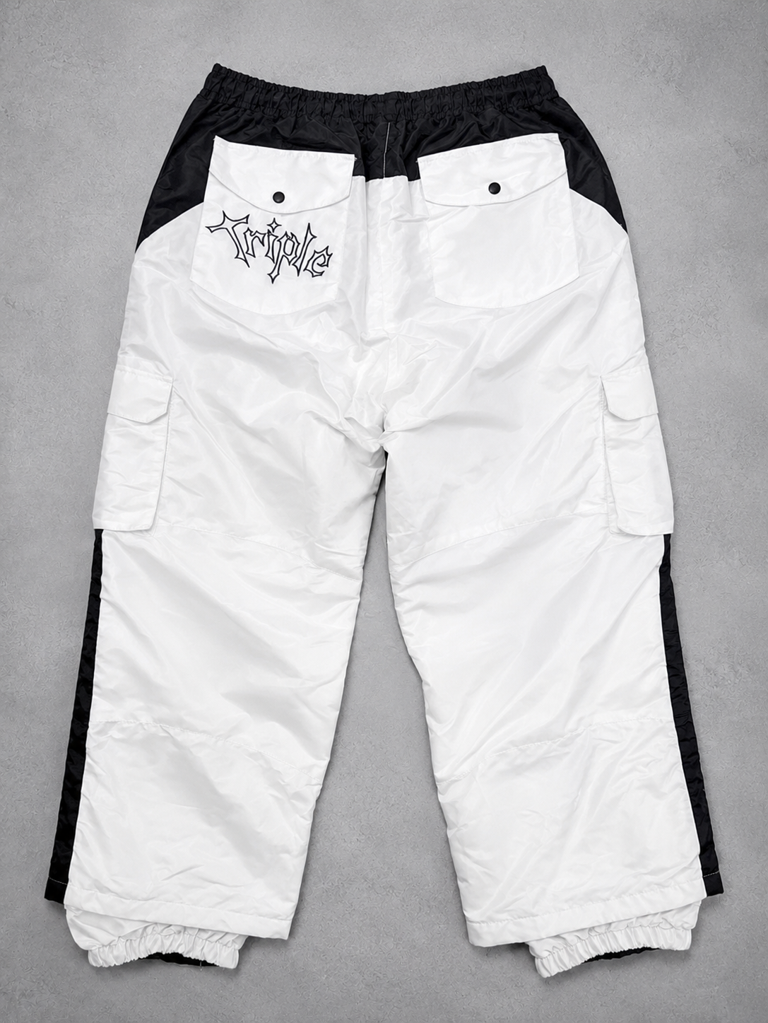 Brown & White Triple Snowpants